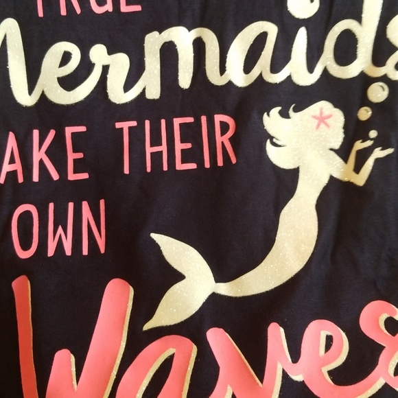 Nwt Sparkling Mermaid Top Size 14/16 - Picture 4 of 6